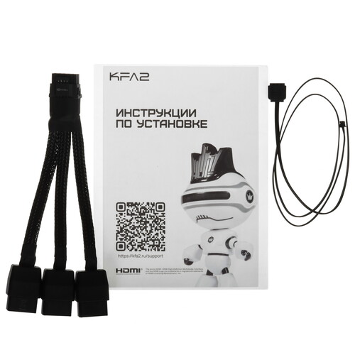 Купить Видеокарта KFA2 GeForce RTX 5080 ROCK(X) OC 3FAN RGB Black  5631212. Характеристики, отзывы и цены в Донецке