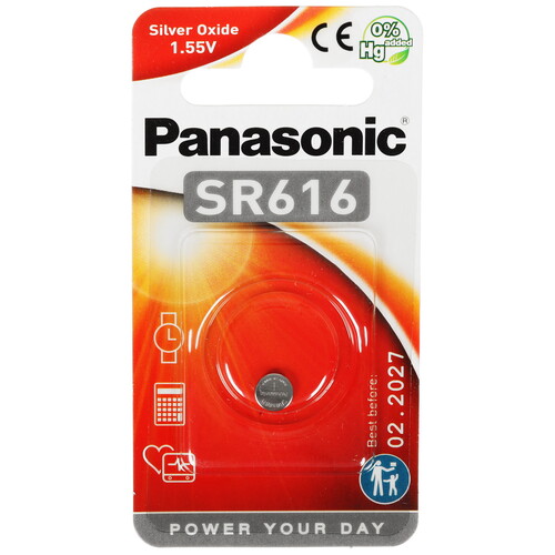 Купить Батарейка Panasonic Power SR616 (SR65)  9220315. Характеристики, отзывы и цены в Донецке