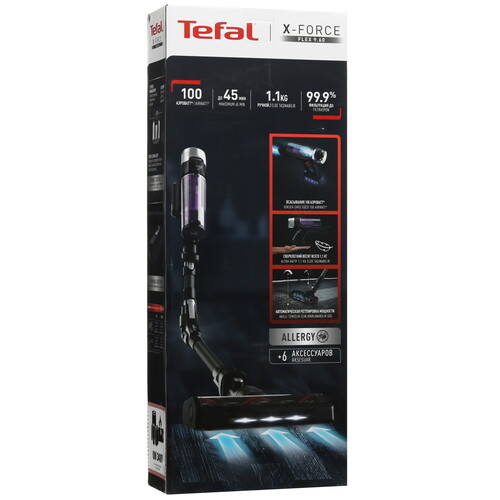 Купить Пылесос  вертикальный  Tefal TY2038WO  черный  5604152. Характеристики, отзывы и цены в Донецке
