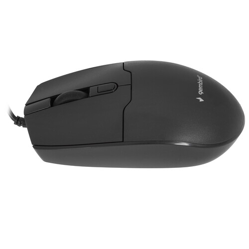 Купить Мышь проводная Gembird MOP-430  черный  4874922. Характеристики, отзывы и цены в Донецке