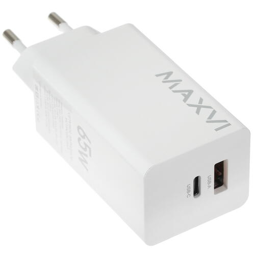 Купить Сетевое зарядное устройство Maxvi A482GN белый  5075593. Характеристики, отзывы и цены в Донецке
