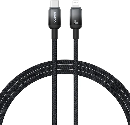 Купить Кабель круглый Baseus Lightning 8-pin - USB Type-C черный 1 м  5627560. Характеристики, отзывы и цены в Донецке
