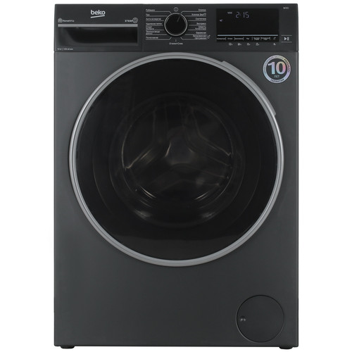 Купить Стиральная машина Beko B3WFR57H2A серый  9077999. Характеристики, отзывы и цены в Донецке