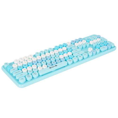 Купить Клавиатура+мышь беспроводная   AULA AC306 голубой  5602290. Характеристики, отзывы и цены в Донецке