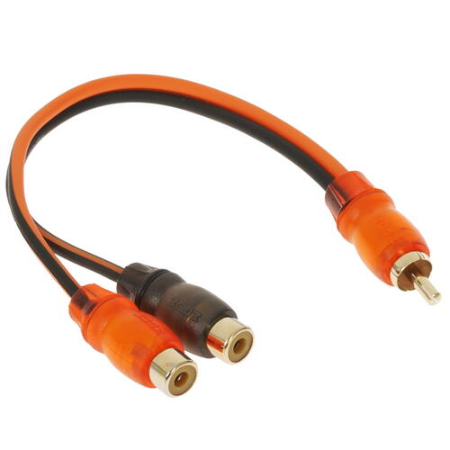 Купить Разветвитель   RCA RCA x2 - RCA оранжевый  5366953. Характеристики, отзывы и цены в Донецке
