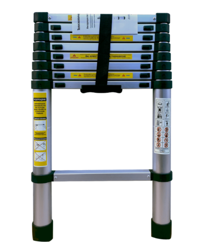 Купить Лестница телескопическая Алюмет TLS2.6  9124852. Характеристики, отзывы и цены в Донецке