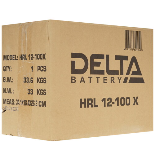 Купить Аккумуляторная батарея для ИБП Delta HRL 12-100 X  5341429. Характеристики, отзывы и цены в Донецке