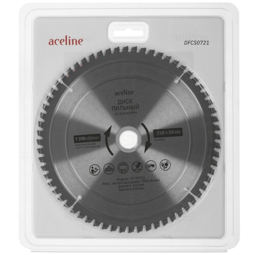 Купить Диск пильный Aceline DFCS0721  5469214. Характеристики, отзывы и цены в Донецке