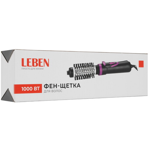 Купить Фен-щетка LEBEN 259-130 черный  9237164. Характеристики, отзывы и цены в Донецке