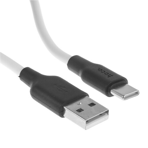Купить Кабель круглый Hoco USB Type-C - USB 2.0 Type-A белый 0.25 м  9244470. Характеристики, отзывы и цены в Донецке