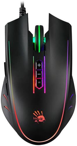 Купить Мышь проводная A4Tech Q81 Bloody Curve  черный  1645112. Характеристики, отзывы и цены в Донецке