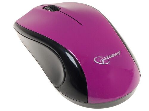 Купить Мышь беспроводная Gembird MUSW-320-P  фиолетовый  1229895. Характеристики, отзывы и цены в Донецке