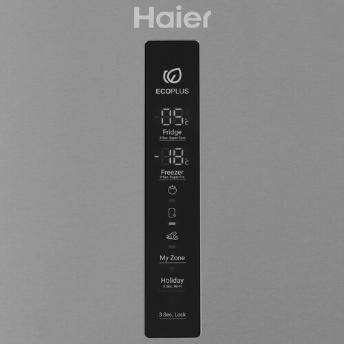Купить Холодильник с морозильником   Haier C4F744CMGU1 серебристый  9218016. Характеристики, отзывы и цены в Донецке