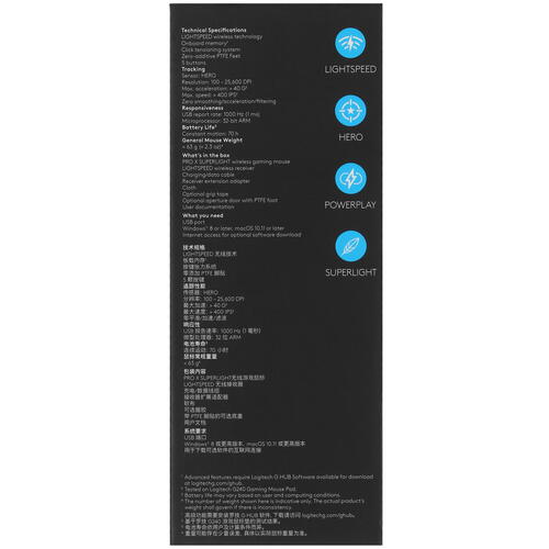 Купить Мышь беспроводная Logitech G PRO X SUPERLIGHT  5059930. Характеристики, отзывы и цены в Донецке