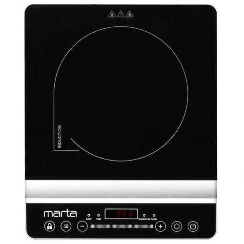 Купить Плита компактная электрическая MARTA MT-HP4222B черный  9058373. Характеристики, отзывы и цены в Донецке