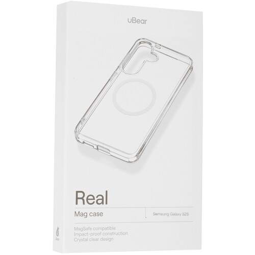 Купить Накладка  uBear Real Mag Case для Samsung Galaxy S25 прозрачный  5617306. Характеристики, отзывы и цены в Донецке