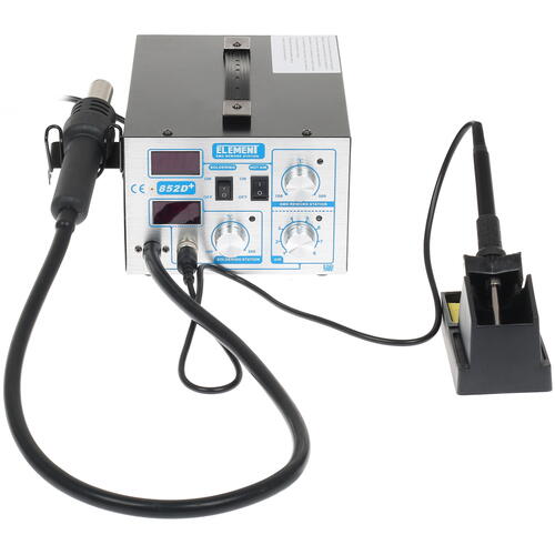 Купить Паяльная станция ELEMENT 852D+  8105943. Характеристики, отзывы и цены в Донецке