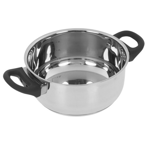 Купить Кастрюля Appetite Polly HU14203 2 л 18 см серый  9294706. Характеристики, отзывы и цены в Донецке