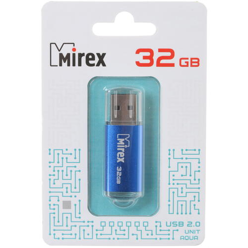 Купить Память USB Flash 32 ГБ Mirex Unit [13600-FMUAQU32]  4867940. Характеристики, отзывы и цены в Донецке