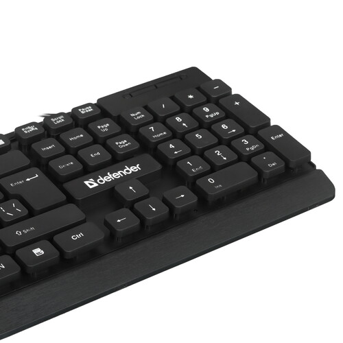 Купить Клавиатура+мышь  проводная  Defender York C-777 черный  9911273. Характеристики, отзывы и цены в Донецке