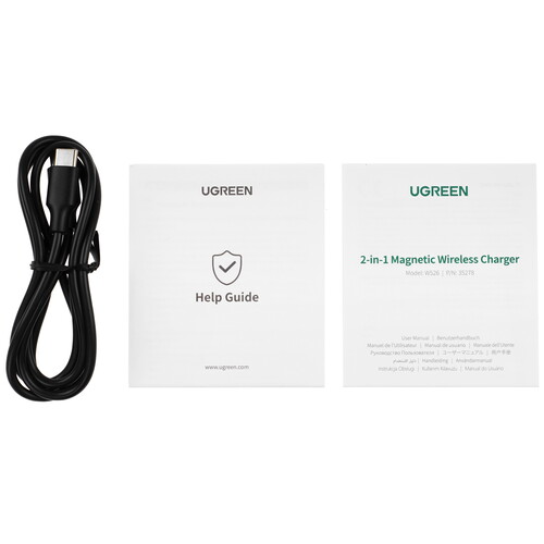 Купить Беспроводное зарядное устройство Ugreen W526 серый  9179143. Характеристики, отзывы и цены в Донецке