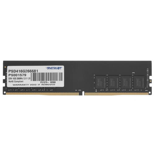 Купить Оперативная память Patriot Signature Line [PSD416G266681] 16 ГБ  1695583. Характеристики, отзывы и цены в Донецке