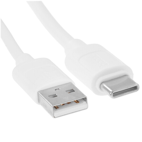 Купить Кабель круглый Hoco USB Type-C - USB 2.0 Type-A белый 1 м  5635351. Характеристики, отзывы и цены в Донецке