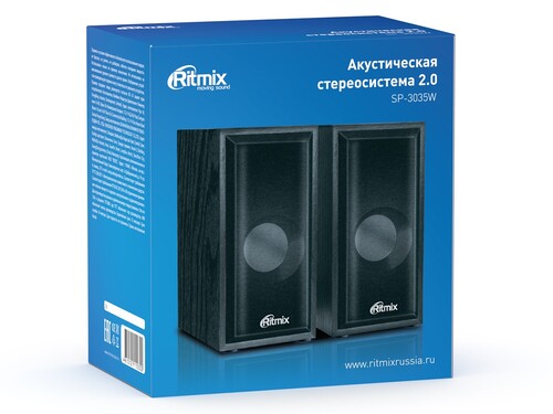 Купить Колонки Ritmix SP-3035W черный  9316025. Характеристики, отзывы и цены в Донецке
