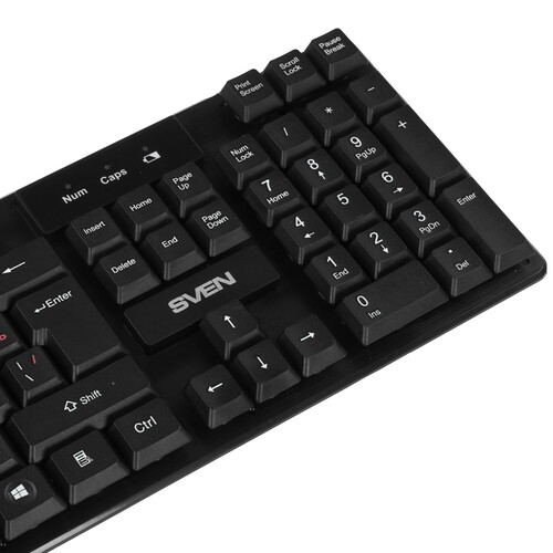 Купить Клавиатура беспроводная SVEN KB-C2300W  9196339. Характеристики, отзывы и цены в Донецке