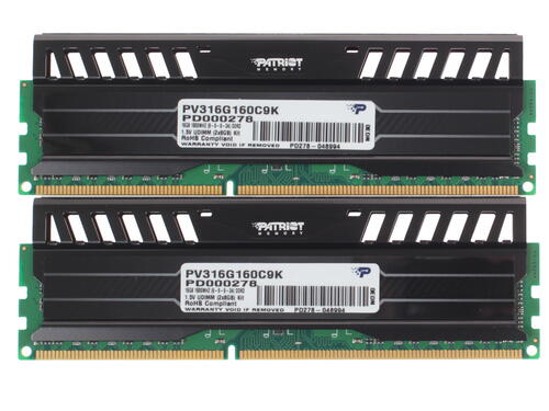 Купить Оперативная память Patriot Viper 3 [PV316G160C9K] 16 ГБ  1094890. Характеристики, отзывы и цены в Донецке