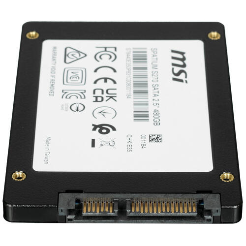 Купить 480 ГБ 2.5" SATA накопитель MSI SPATIUM S270 [S78-440E350-P83]  5405637. Характеристики, отзывы и цены в Донецке