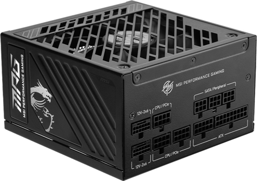 Купить Блок питания MSI MPG A850GS PCIE5  черный  5621770. Характеристики, отзывы и цены в Донецке