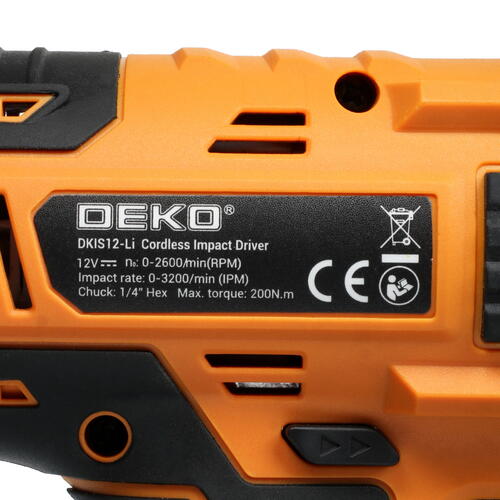 Купить Винтоверт DEKO DKIS12-Li 063-4105  5304304. Характеристики, отзывы и цены в Донецке