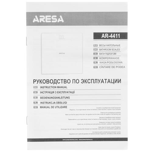 Купить Весы ARESA AR-4411 белый  8192325. Характеристики, отзывы и цены в Донецке