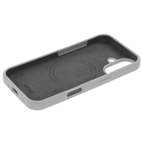 Купить Накладка  Rocket Silk для Apple iPhone 16 серый  5474289. Характеристики, отзывы и цены в Донецке