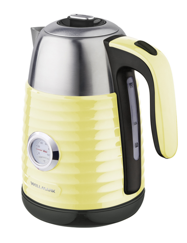Купить Электрочайник WILLMARK WEK-1738PST желтый  9908674. Характеристики, отзывы и цены в Донецке