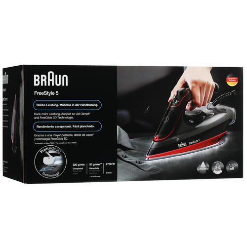 Купить Утюг Braun SI5057RD красный  9031748. Характеристики, отзывы и цены в Донецке