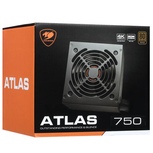 Купить Блок питания Cougar Atlas 750  5065172. Характеристики, отзывы и цены в Донецке