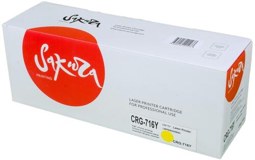 Купить Картридж лазерный SAKURA CRG716Y желтый, с чипом  5363998. Характеристики, отзывы и цены в Донецке