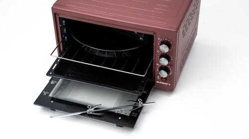 Купить Мини-печь Kraft KF-MO 3804 RKR красный  8187733. Характеристики, отзывы и цены в Донецке