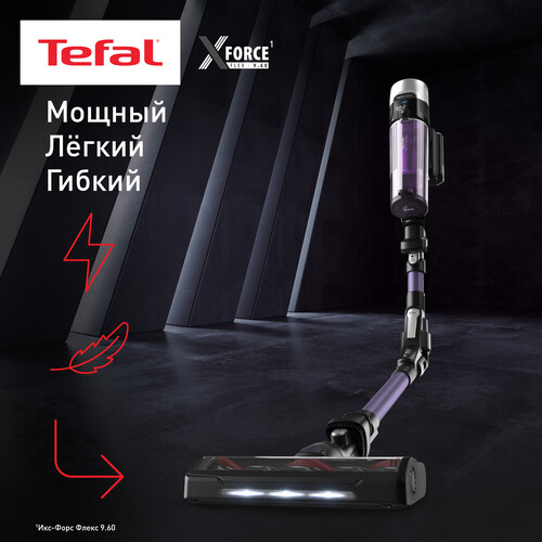 Купить Пылесос  вертикальный  Tefal TY2039WO  фиолетоый  9269889. Характеристики, отзывы и цены в Донецке