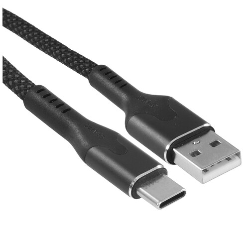 Купить Кабель круглый STATIK USB Type-C - USB 2.0 Type-A черный 1 м  9240644. Характеристики, отзывы и цены в Донецке