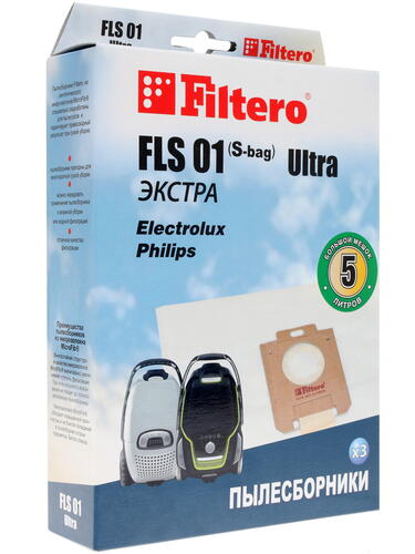 Купить Мешок-пылесборник Filtero FLS 01 Экстра ULTRA белый  1104574. Характеристики, отзывы и цены в Донецке