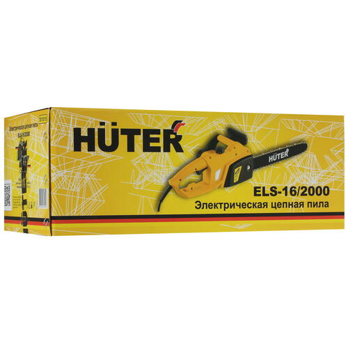 Купить Электрическая цепная пила Huter ELS-16/2000 шина - 40 см(16")  4875780. Характеристики, отзывы и цены в Донецке