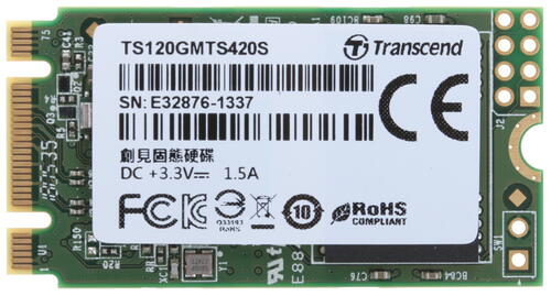 Купить 120 ГБ M.2 SATA накопитель Transcend MTS420 [TS120GMTS420S]  1201962. Характеристики, отзывы и цены в Донецке