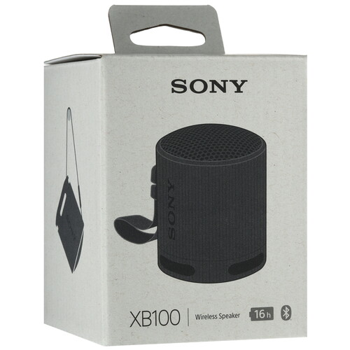 Купить Портативная колонка Sony SRS-XB100, черный  5605588. Характеристики, отзывы и цены в Донецке