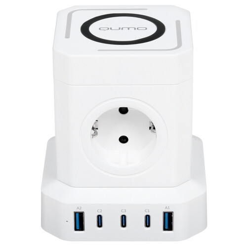 Купить Сетевой фильтр Qumo Power Block System PD1 SFU2PD белый  5489819. Характеристики, отзывы и цены в Донецке