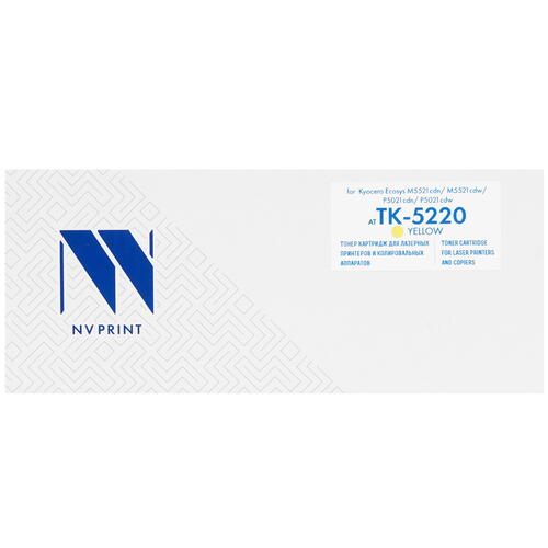Купить Картридж лазерный NV Print NV-TK-5220 желтый  5367747. Характеристики, отзывы и цены в Донецке