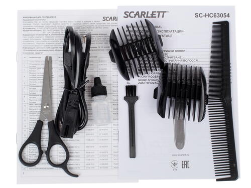 Купить Машинка для стрижки Scarlett SC-HC63054 золотистый/черный  1100503. Характеристики, отзывы и цены в Донецке