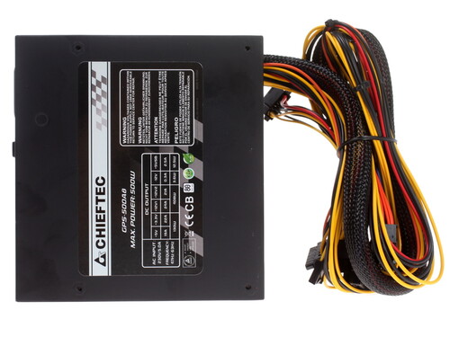 Купить Блок питания Chieftec SMART 500W  6607208. Характеристики, отзывы и цены в Донецке